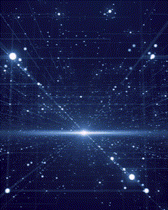 Blue network animation gif
